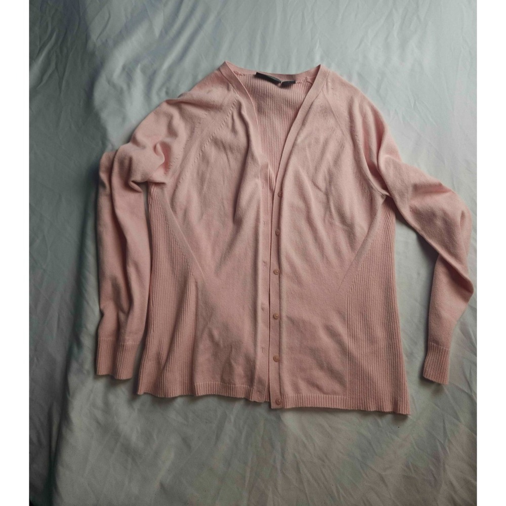 Vintage 90s Relativity Cardigan Sweater Womens M Quiet Luxury Librarian Preppy
